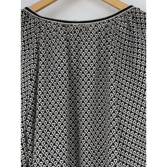 Max studio S2K embroider ruffle top size large relaxed 1758 - Picture 9 of 11